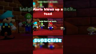 Star64: Mario Blows up a toad Full video↓ #mario #memes #sm64bloopers #smg4 #funny #gmod #supermario