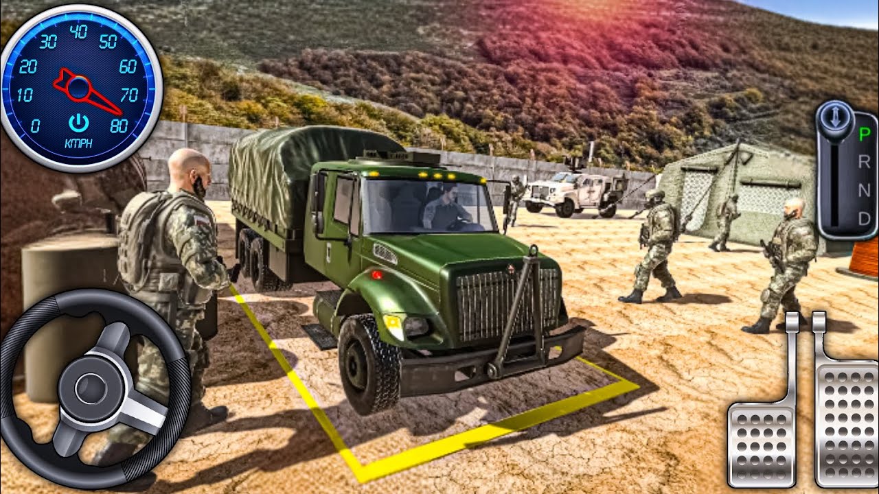 Us Army Truck Driving Simulator - Army Cargo Truck Games - Android Gameplay