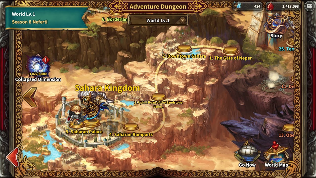 Dragon Blaze Story S8 Prologue & P1 Sahara Kingdom