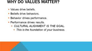 2016 Module 1 Webinar: Vision, Values & Goals