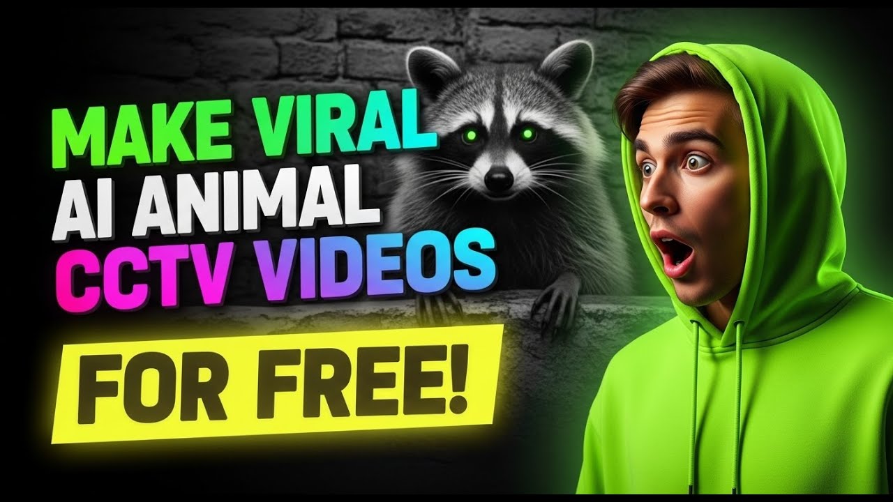 How to Create Viral “Caught on Camera” Animal Videos With FREE AI TOOLS