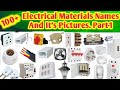 All electrical materials names and its pictures