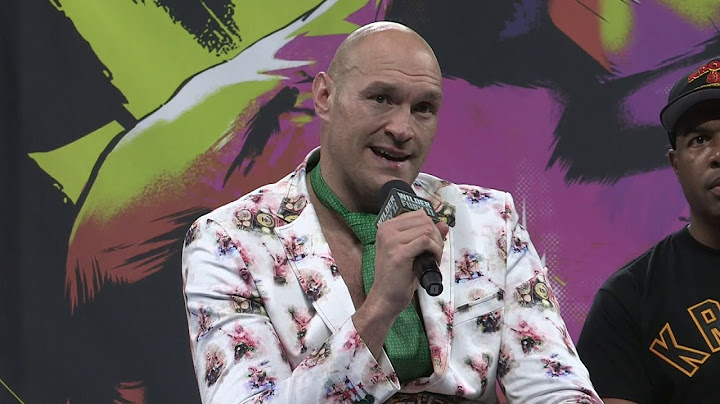 FULL POST FIGHT PRESS CONFERENCE - WBC WORLD CHAMPION TYSON FURY BREAKS DOWN WILDER REMATCH.