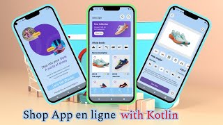 How to Create an Online Shop App with Kotlin Step by Step.. إنشاء تطبيق متجر إلكتروني بـ Kotlin screenshot 5