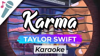 Taylor Swift - Karma - Karaoke Instrumental (Acoustic)