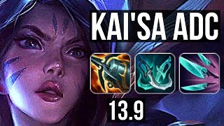 KAI'SA & Nautilus vs XAYAH & Rakan (ADC) | 13/1/13, 67% winrate, Legendary | KR Master | 13.9