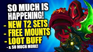 This Week: Free Promo Mount, Loot Buff, New T2 Sets, Free Hero Gear, New Trading Post &amp; More! WoW