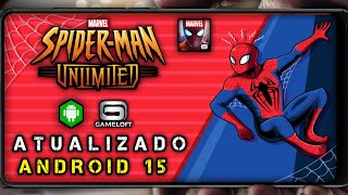 Saiu O Nostálgico Jogo Do Homem-Aranha Para Android 2025 Spider-Man Unlimited Atualizado Hd.