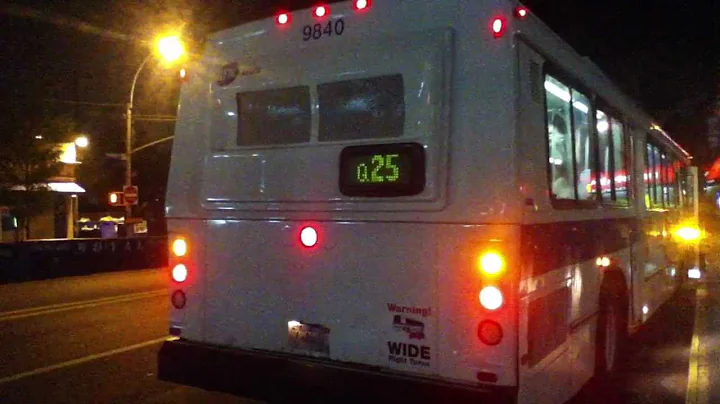 Start Up: MTA Bus Company 1999 OBI Orion 05.501 CNG #9840 on the Q25! [Part 1]