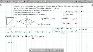 Problemi numerici di geometria euclidea - teorema di Pitagora - 01