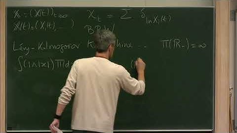 Prof. Jean Bertoin | Compensated Fragmentations