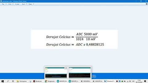 Simulasi "Praktikum Sensor Suhu, Serial Monitor dan LCD" (Mata Kuliah Praktikum Mikrokontroler"