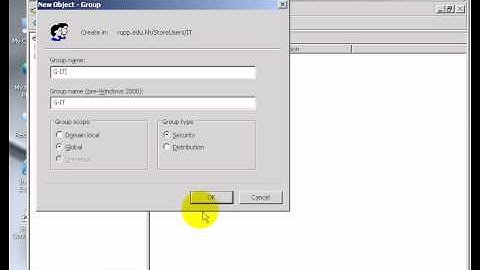 16. Network-Create OUs, Users, and Groups in AD.avi