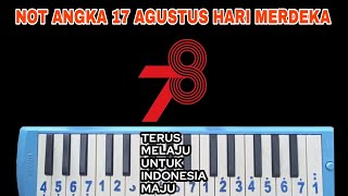 Not Pianika Hari Merdeka 17 Agustus