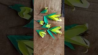 Paper Flower. #shorts #youtubeshorts #ytshorts #diy #flowers #papercraft #origami #ideas #craft #art