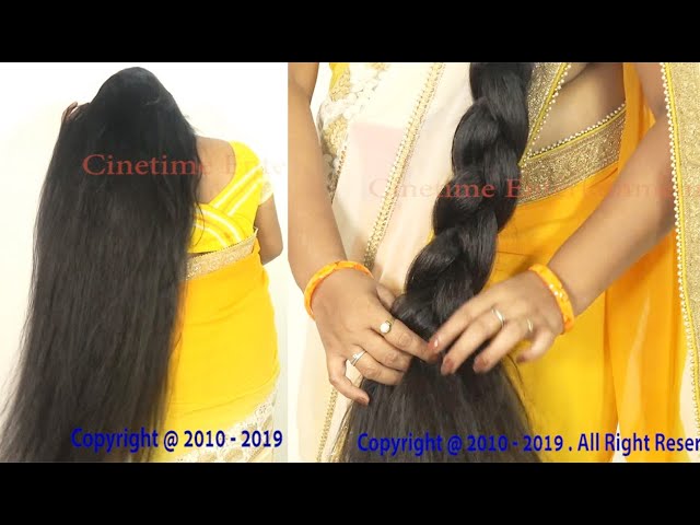 Pin by Luminous on Hair (style) | Hair styles, Hair style on saree, Hair  style vedio