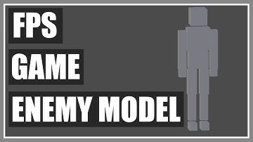Modeling A Human Enemy Model - FPS Game In Unity - Part 51