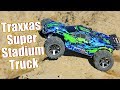 SUPER 4WD Stadium Truck Basher! Traxxas Rustler 4x4 VXL RTR Review & Action | RC Driver