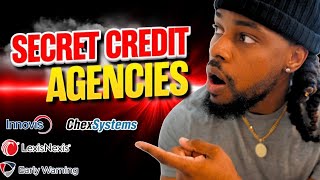 Remove Information From Secret Credit Agencies! Lexis Nexis, Chexsytems, Early Warning and Innovis!