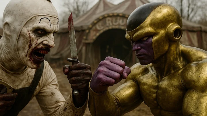 Art the Clown Vs Golden Freeza – Mortal Kombat 1 Very Hard Battle!