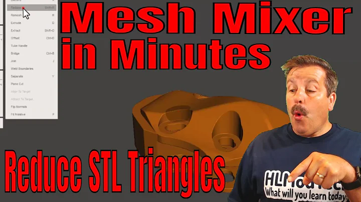 Come ridurre il file STL e le dimensioni con Meshmixer e Tinkercad