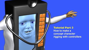 Maya Tutorial How to make a concept character Rig Part3