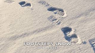 FOOTSTEPS SOUND EFFECT SNOW