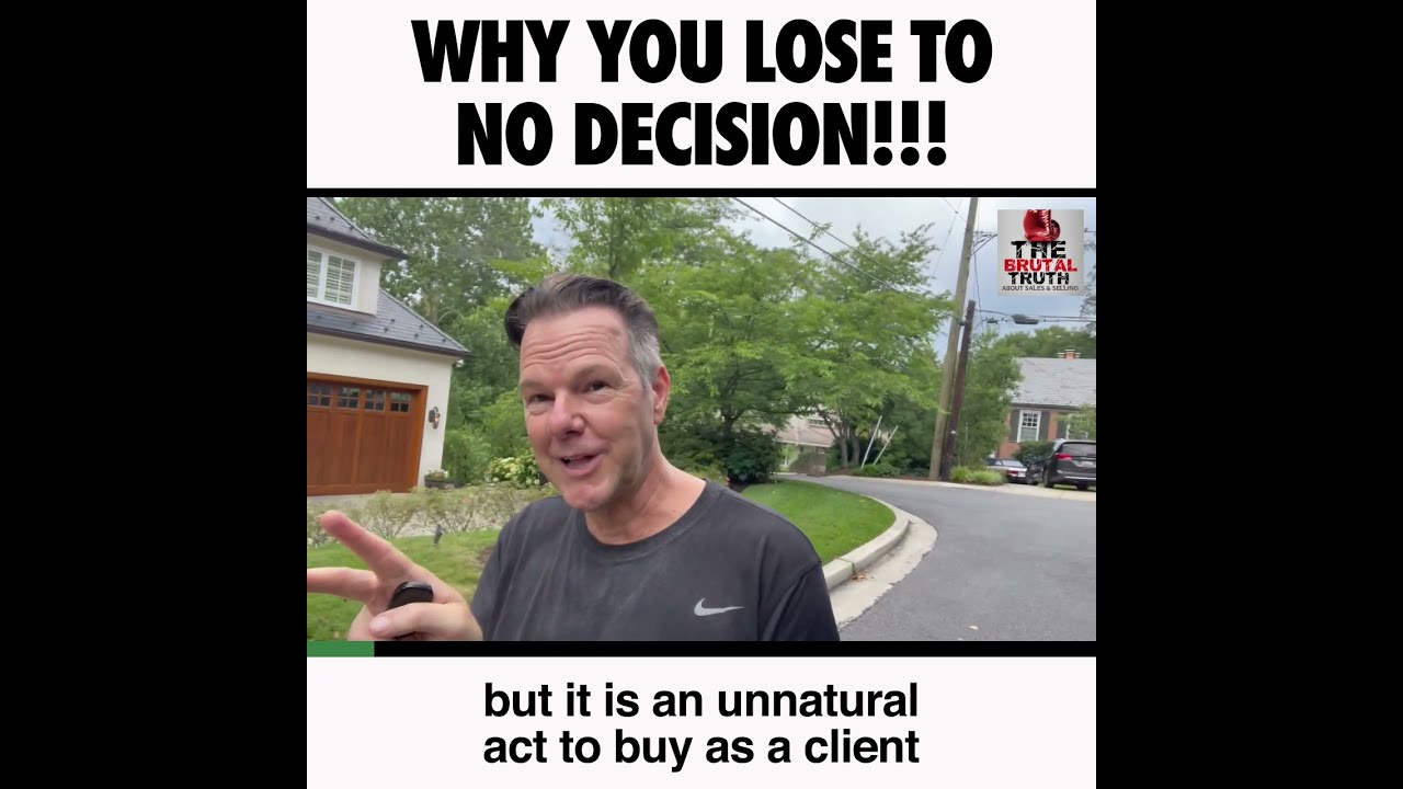 WHY THIS IS YOUR #1 COMPETITOR   -  The Brutal Truth about Sales Podcast