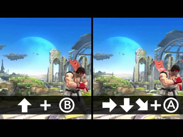 Anémona de mar Al frente Delgado Super Smash Bros - Ryu Moves and Stage Overview! - YouTube