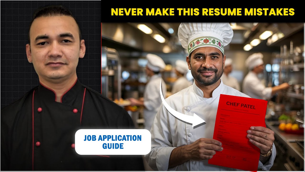 Resume For Chef | Chef Resume Services by Chef Dheeraj Bhandari#chefdheerajbhandari