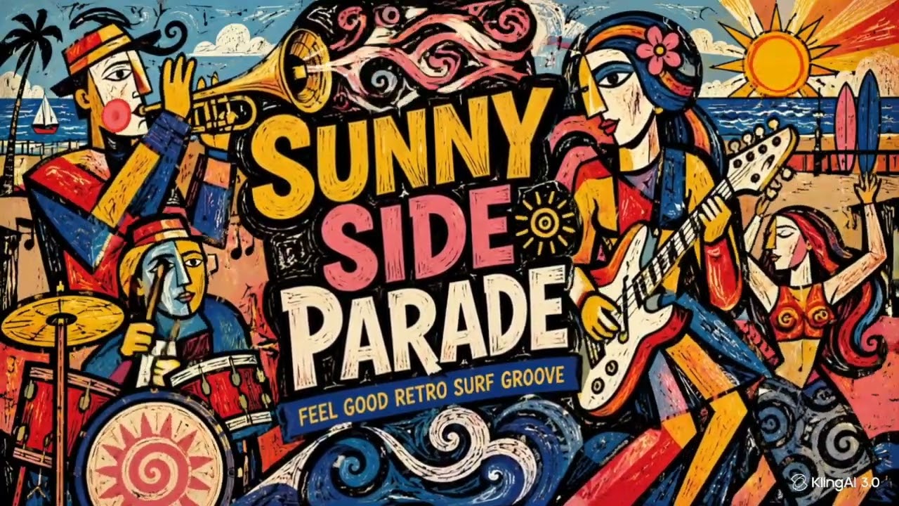 Sunny Side Parade｜気分が上がるレトロ・サーフ・ブラスグルーヴ洋楽