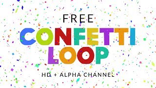 Confetti Falling Loop - Free Animation