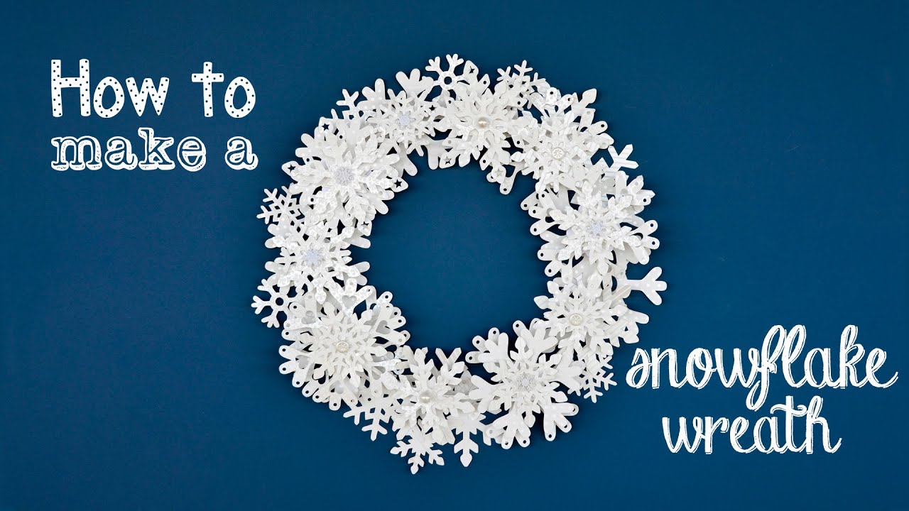 making a snowflake wreath with scanncut youtube online snow flake maker