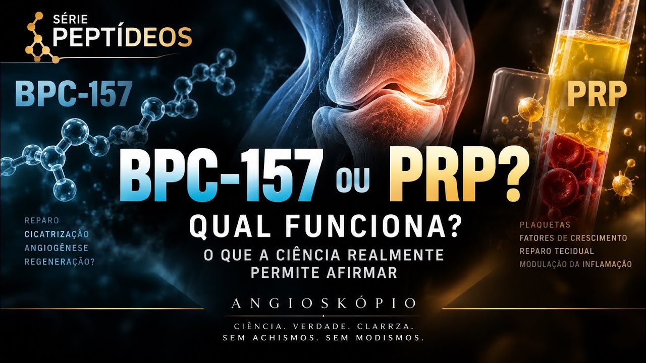 BPC-157 ou PRP: qual funciona? O que a ciência realmente permite afirmar
