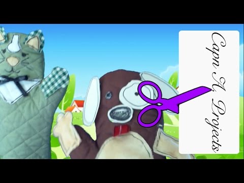 Puppet Pals: Make a fun OVEN MITT Puppet!