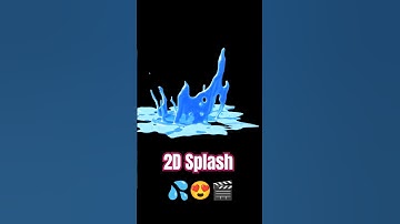 Creating Water Splash | 3D Fluid Simulation 💧🔥 #shorts #satisfying #3danimation