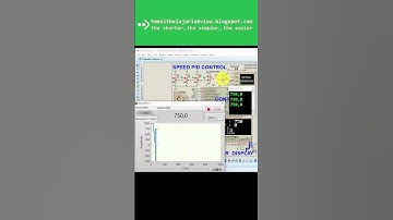 How to create an interface using LabVIEW for the DC Motor Speed PID control in Proteus? Part-1