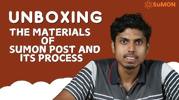Unboxing The Materials Of SuMON Post And Its Process | Raghunath JV | sumonmath.com