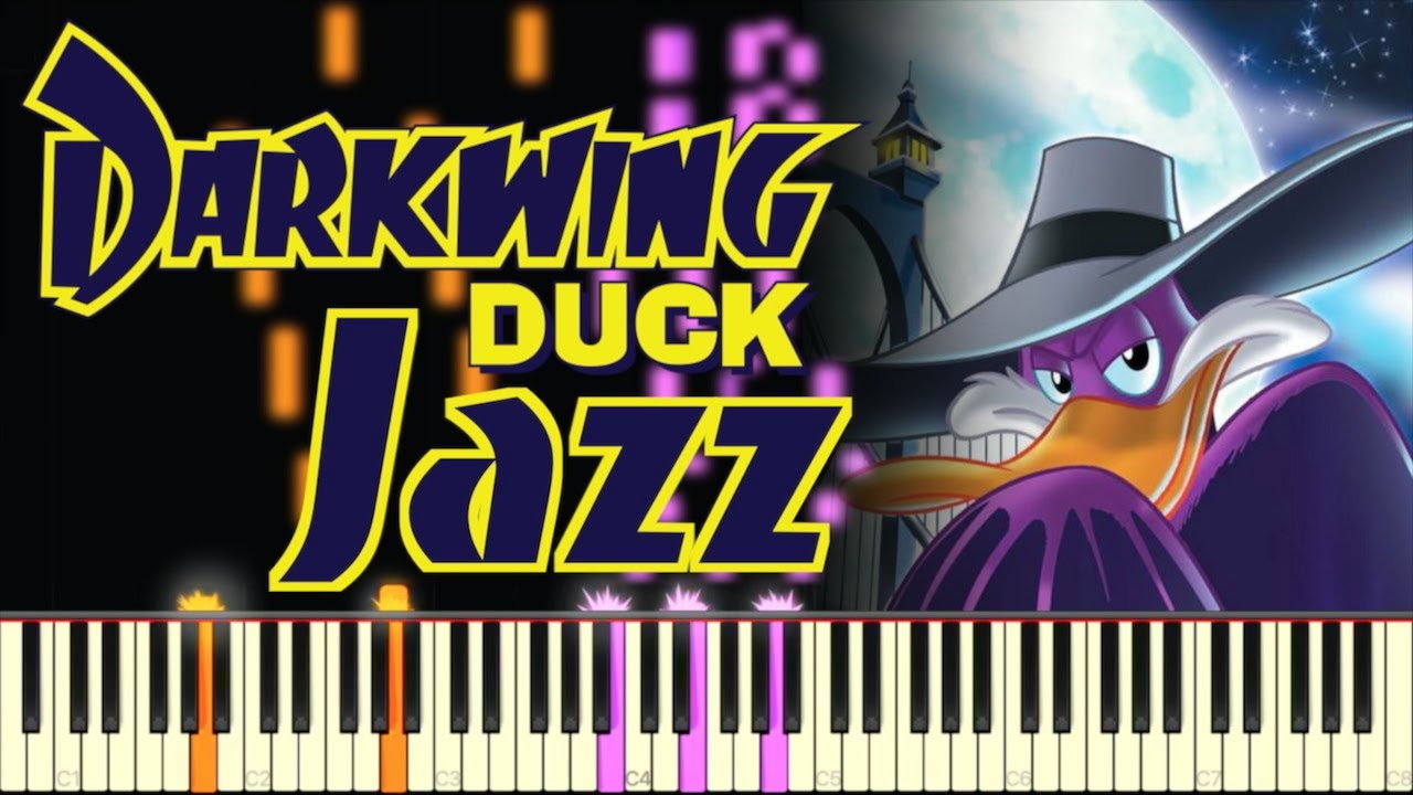 Darkwing Duck Theme Song Jazz Piano (Synthesia) YouTube