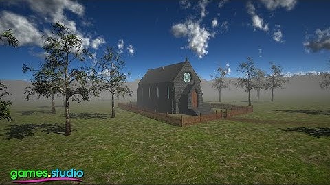 Stained Glass and Leadlight Shader with Bluestone Church 3D Model for Unity ©