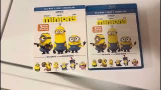 Minions 2015 Blu-Ray and DVD 📀 USA 🇺🇸 Unboxing