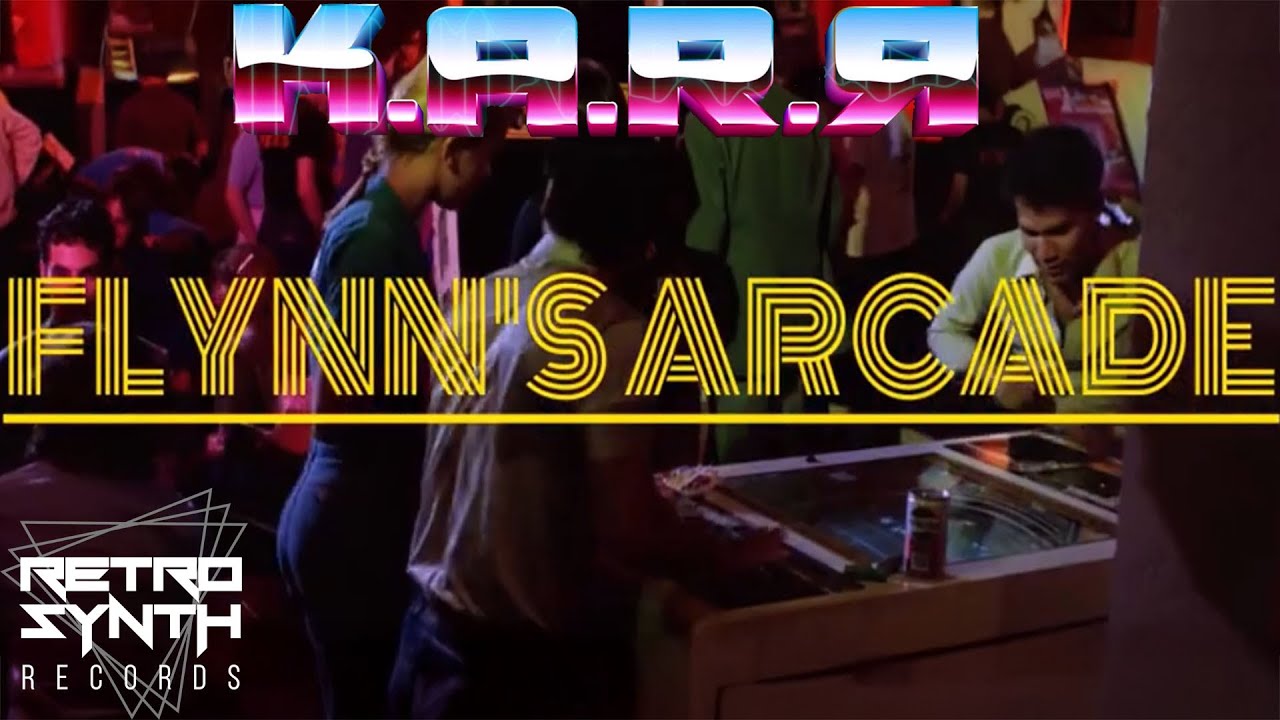 K.A.R.R - Flynn's Arcade (Music Video)  | RetroSynth (Outrun / Shredwave)