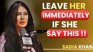 IF A WOMAN TELLS YOU THESE 5 THINGS, LEAVE HER IMMEDIATELY!