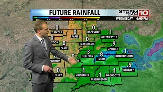 Looking at midweek rain chances
