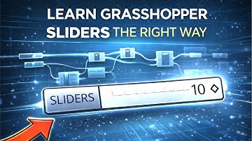 Sliders and Workflow Grasshopper for Rhino Parametric Design Tutorial