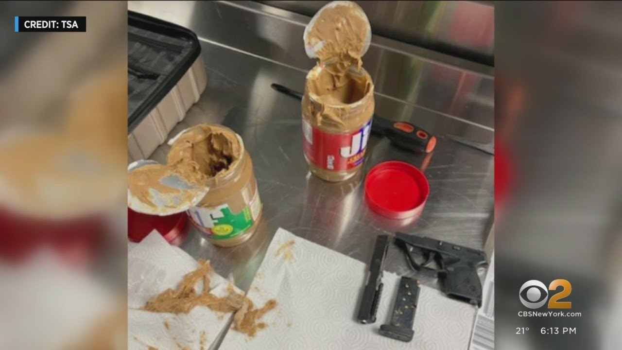 Man arrested at JFK for trying to smuggle gun parts in peanut butter ...
