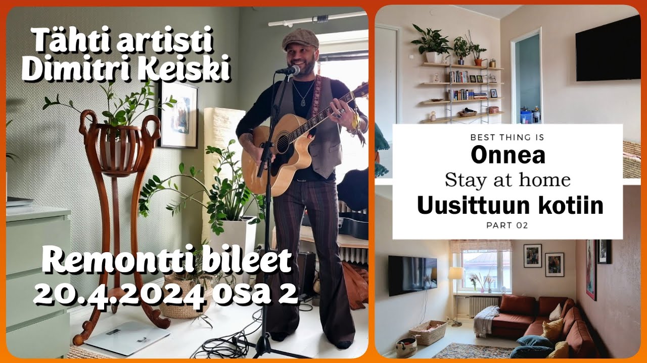 Remontti bileet jatkuu tähti artisti Dimitri Keiskin tahdittamana.