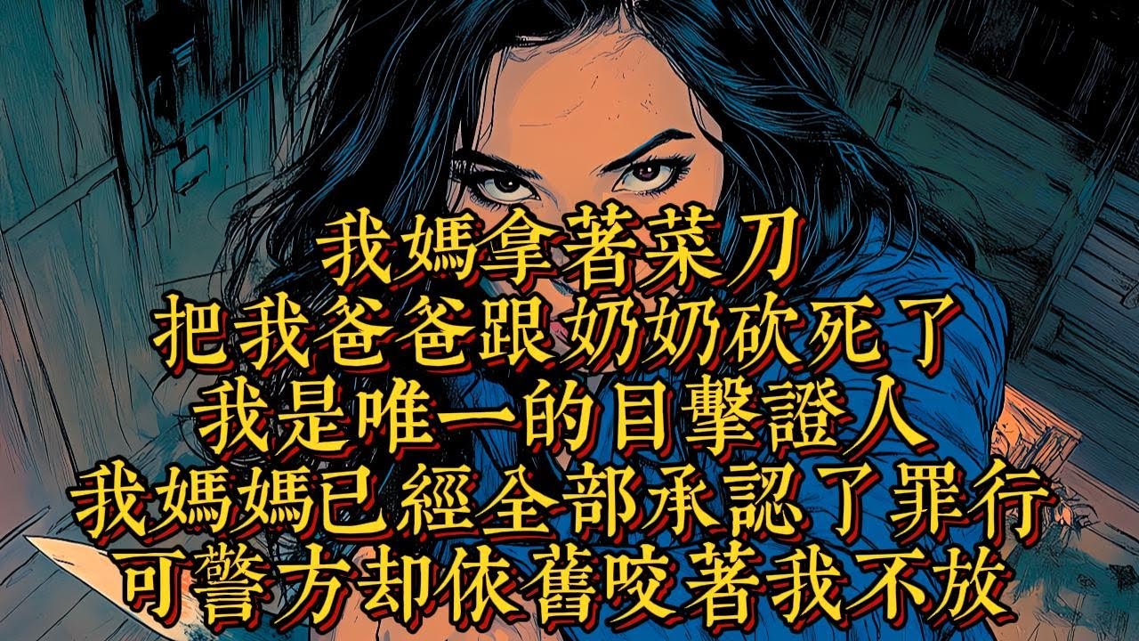 我媽拿著菜刀把我爸爸跟奶奶砍死了，我是唯一的目擊證人|恐怖動漫|懸疑動漫|虐心動漫