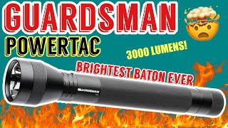 Powertac Guardsman 3,000 Lumen Patrol Flashlight | Tactical, Self Defense, Outdoors, & Emergency screenshot 1