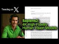 Sapiens2: 4K High-Fidelity Human Vision Models